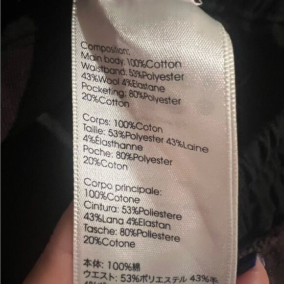 3.1 Phillip Lim womens Denim Combo Pants with drawstring size small - Picture 10 of 11